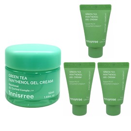 Innisfree Green Tea Panthenol Gel Cream + Panthenol Gel Cream 15mlx3 / 이니스프리 그린티 판테놀 젤 크림+판테놀 젤 크림 15mlx3개