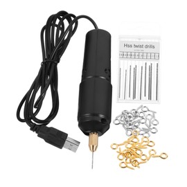WHAMVOX Mini Electric Hand Drill DIY Pearl Epoxy Puncher Handheld Pearl Drill Small Hand Drill USB Power Supply for Drilling