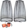 Ducclucc Mosquito Head Net Mesh, Face Neck Fly Netting Hood