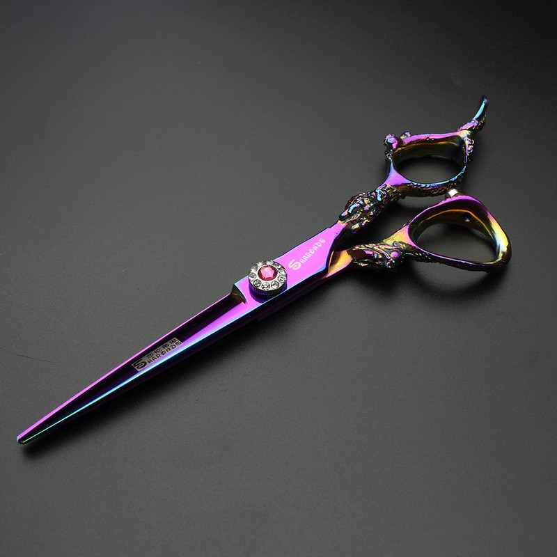 5.5 Inch and 6 Inch Purple Hairdressing Scissors Barber Professional