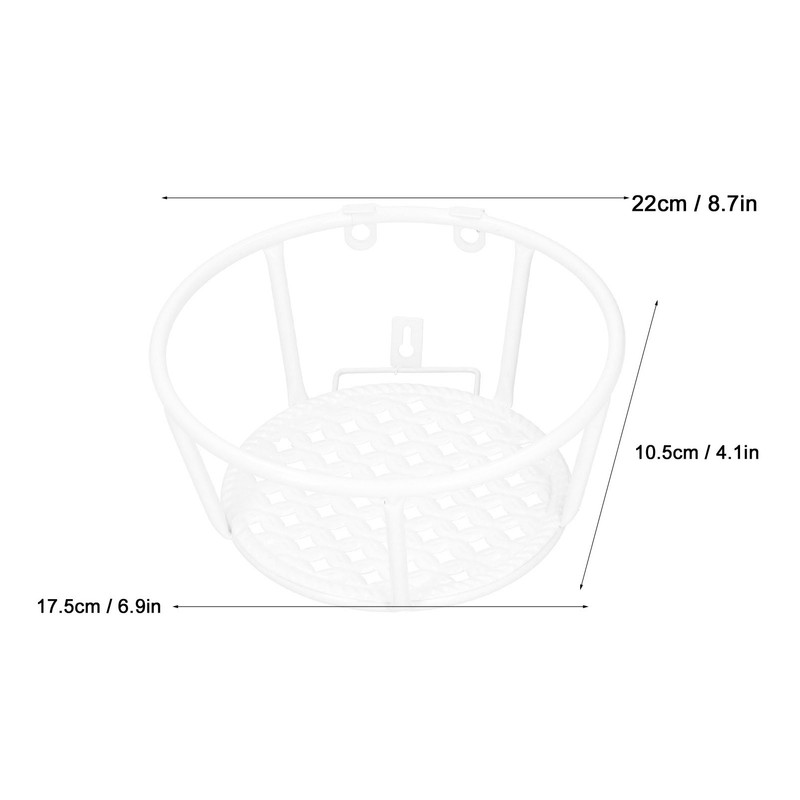 Iron Hanging Baskets Flower Pot Holder Hanger for Outdoor Balcony