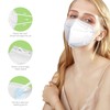 SOOQOO 50 Pcs KN95 Face Maks for Audlts (White)