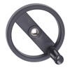 Round Hand Wheel Revolving Knob Handle 2 Spoked Lathe Milling