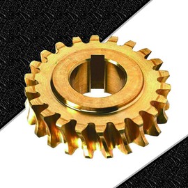 Ohoho 51405MA Brass Worm Gear Compatible with Craftsman 2 Stage Snowblowers 204167 536886540 601002109 536886180 8 Hp 536886110 22" 107889650