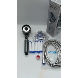 Kit Ducha Regadera Alta Presion Mano Filtro Masaje Cromado