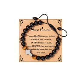 JoycuFF Gifts for Teen Boys Teenage Boy Gifts Ideas, 8 10 12 13 14 16 18 Year Old Boy Birthday Gifts,Christmas Confirmation Baptism First Communion Valentines Easter Basktet Bracelets