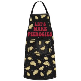 JNIAP Pierogi Maker Apron - Queen and Lover Gifts, Polish Poland Dumplings Gift (No Red)