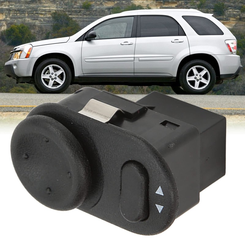 Qiilu Power Mirror Switch, 15250458 Side Door Mirror Switch Exterior
