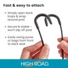 High Road Car Hooks for Purses and Bags with Leather