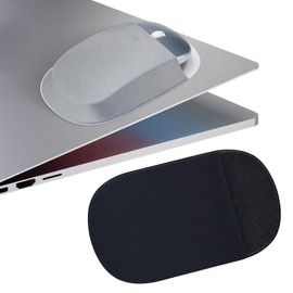 Realand 2Pcs Stick-On Laptop Mouse Holder for Laptop, Elastic Mouse Case for Wireless Mouse Wireless Mouse Holder for Laptop, Mouse Pouch Pocket Sleeve for Laptop