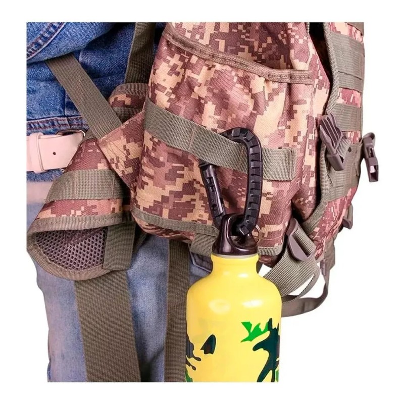 EDC Set 4 Mosquetones Tactico Clip Gancho Equipo Camping Molle