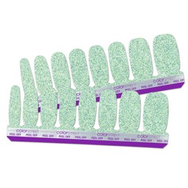 Color Street Hint of Mint Nail Strips (Anniversary Collection 2022), Green, 16 Count (Pack of 1)