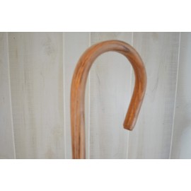 Oak Shepherd Staff, Walking Stick, Sheep Field Hiking Stick, Shepherd's Crook, 60" Tall