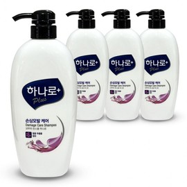 Aekyung Hanaro Plus Damaged Hair Care Shampoo & Conditioner 2-in-1 680ml 4-pack