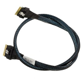 KALEA-INFORMATIQUE PCIe 4.0 Cable with Slim SAS SFF-8654 8i 74-Pin to SFF8654 74-Pin Length 70 cm