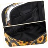 Ipetboom Sunflower Skincare Bag Makeup Bag Zipper Large Capacity Toiletry