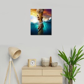 TUMOVO Paint by Numbers for Adults Jesus Oil Painting Paint by Numbers for Beginners Christian Paint by Numbers Kit DIY Oil Painting Children s Crafts 16x20 inch