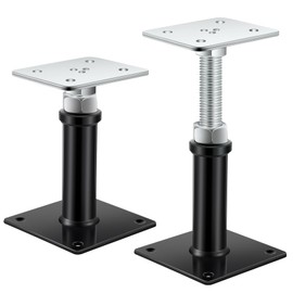 Zonon 2 Pack Adjustable Floor Jack Post, 6"-9" Height Range, Mini House Screw Jack for Floors Stairs Joist Lifting Supports, Load Capacity up to 7000 Lbs