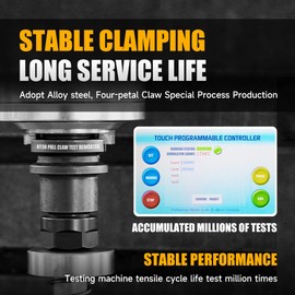 BT40-45° LYXC Spindle Pull Claw Thread CNC Milling Machine Tool Tightening Fixture External Good Wear Resistance Nickel Steel