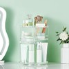 SUNFICON Rotating Makeup Organiser Acrylic 360 Rotation Cosmetic Storage Holder
