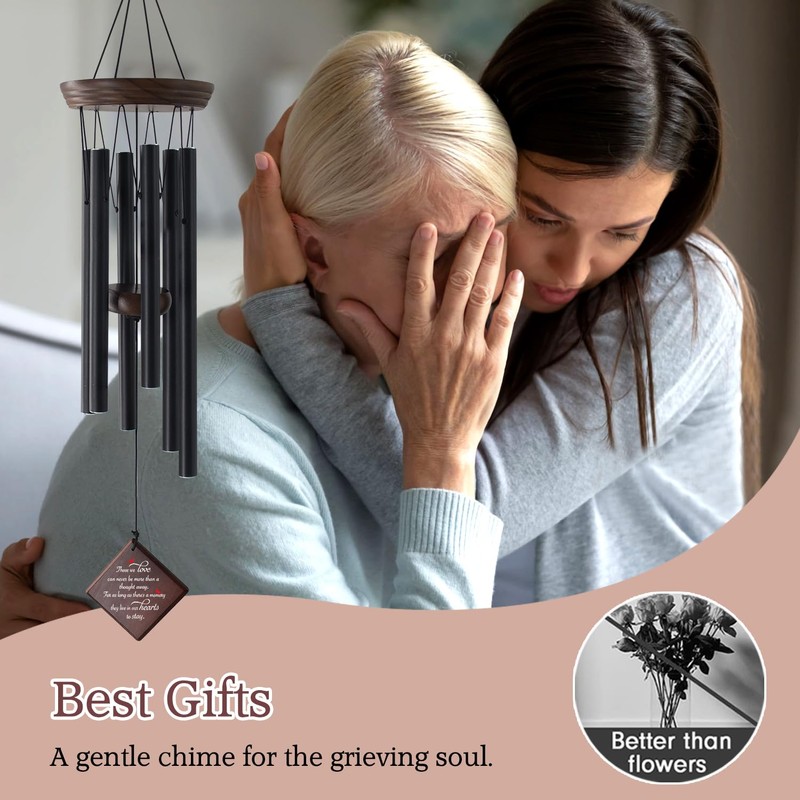 ASTARIN Memorial Wind Chimes for Outside, Sympathy Gift for Loss