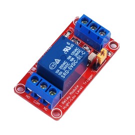 ShillehTek 1-Channel 5V Relay Module – High & Low Level Trigger Relay Controller Board for Arduino, Raspberry Pi, ESP32, Home Automation, Industrial Control, Robotics, DIY Projects