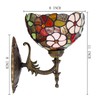 Tiffany Wall Sconce Lamp Plug In or Hardwire Wall Light