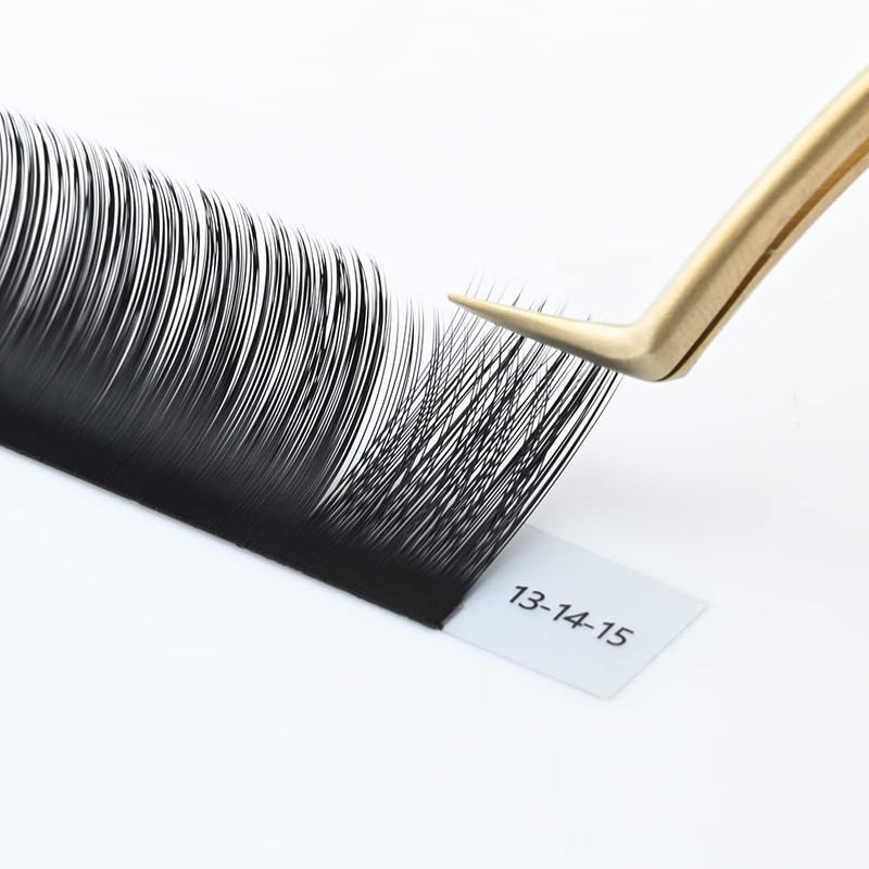 NAGARAKU Eyelash Extensions Individual Eyelashes 0.05 D Curl 10-11-12 mm