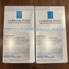 La Roche-Posay 2 La Roche-Posay Prebiotic Skin Care Double Repair Face Moisturizer NEW