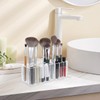 ULTECHNOVO Lipstick Organizer - 24 Grids Lipsticks Holder - Clear