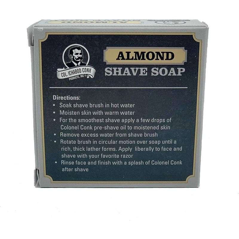 Col. Ichabod Conk Glycerin Soap (Almond 4 Pack)