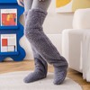 Over Knee High Fuzzy Socks Warm Winter Furry Long Foot