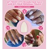 Aegenacess Press On Nails Short - Press on Nails Almond