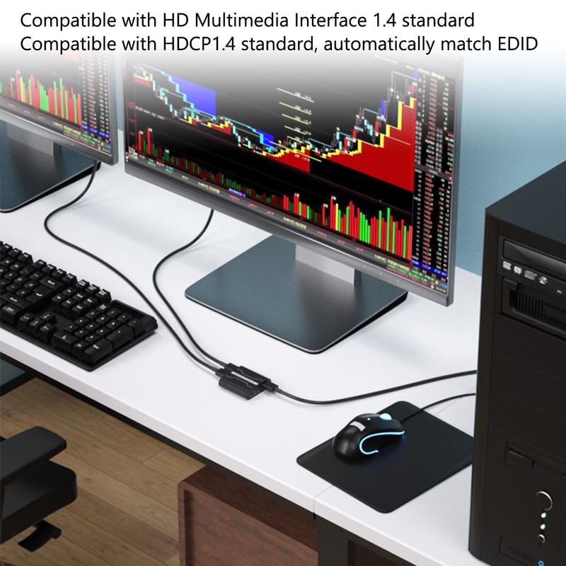 HD Multimedia Interface Splitter 1 In 2 Out HD Multimedia