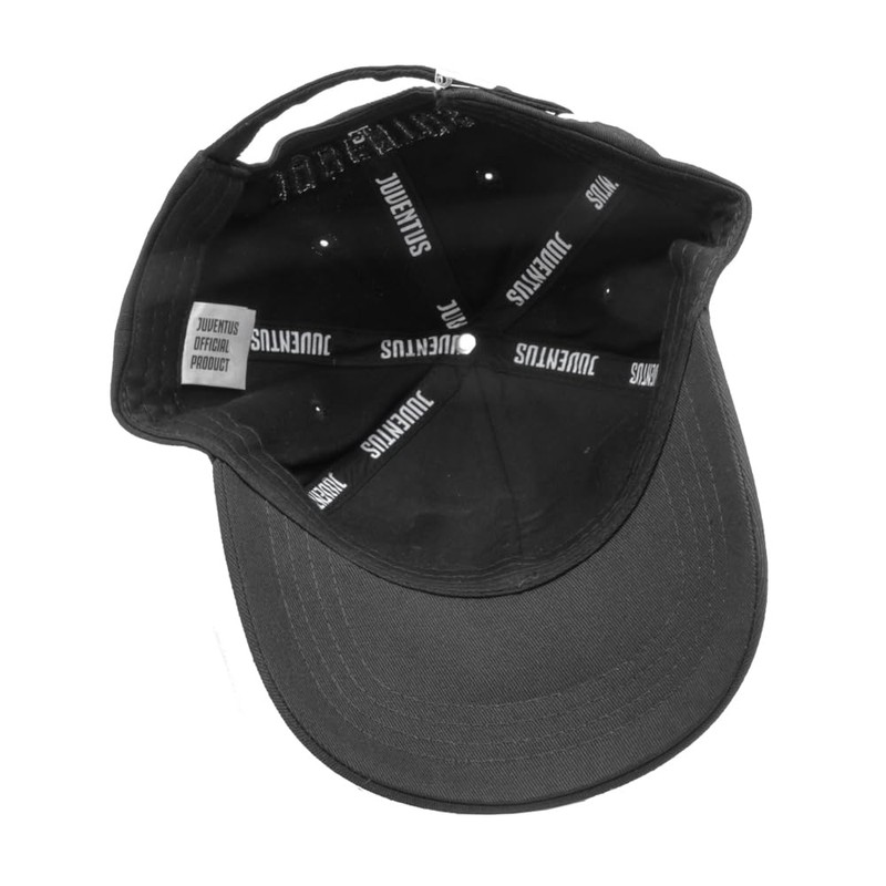 JUVENTUS Unisex 133591 Juve Baseball Cap, Black, One Size, black