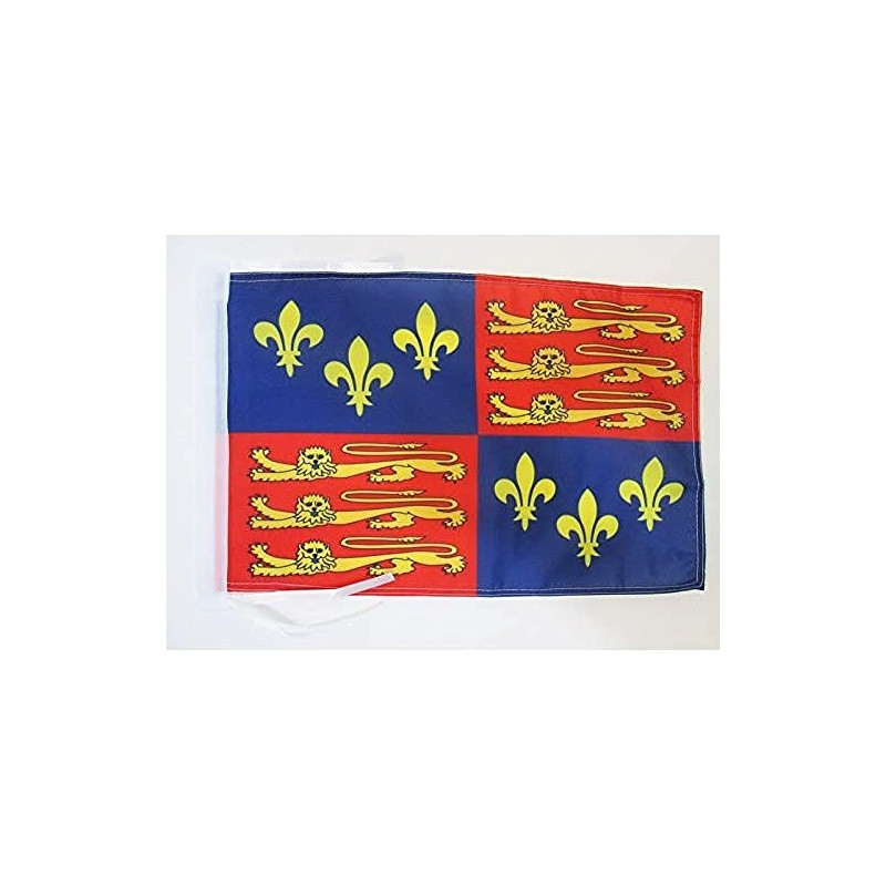 Royal Banner 16th Century Flag 18'' x 12'' cords -