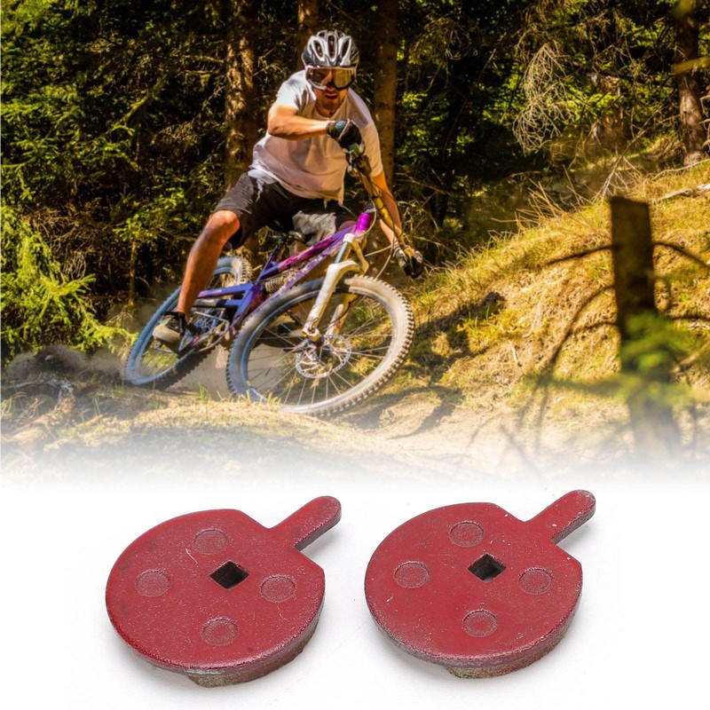 Pilipane 4 Pairs Bicycle Disc Brake Pads, Semi Metal Disc