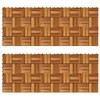 LJLB Acacia Hardwood Decking Tiles for Outdoor Serenity, Easy to