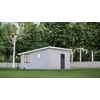 16x16' Studio Tiny Home Shed Building Plans with Floor Plan,