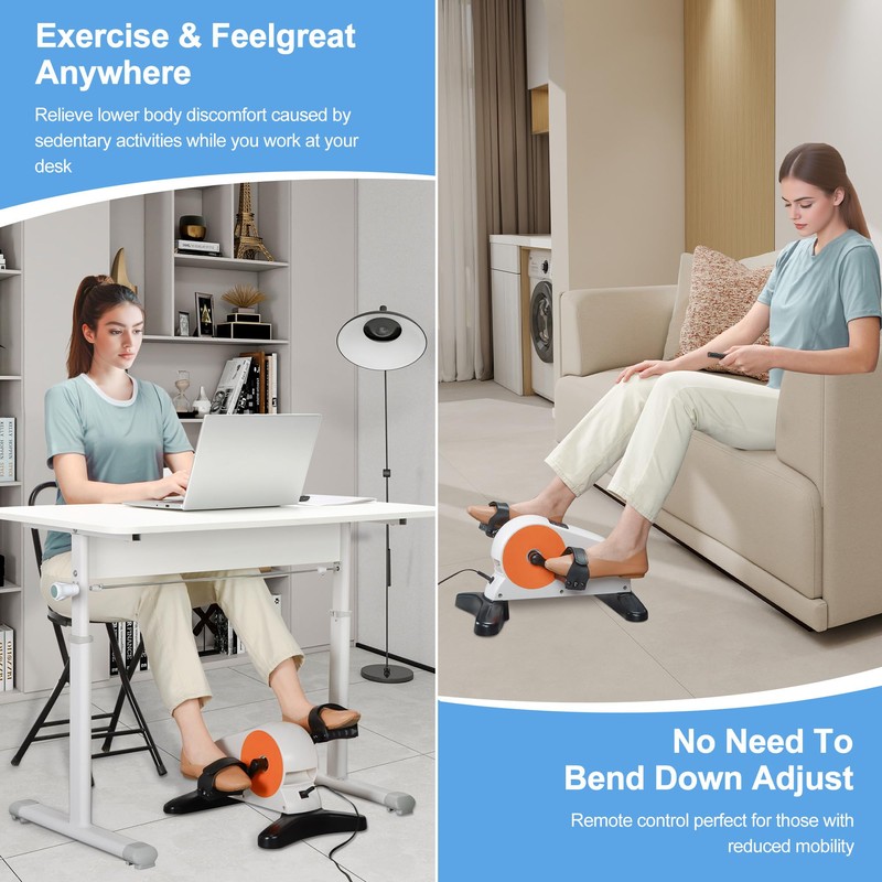NIdreamCE Motorized Electric Leg Exerciser Rehabilitation Trainer for Seniors and