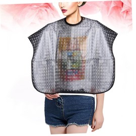 Mikinona Hair Treatment Cape Hairdressing Apron for Salon Home Use Lightweight Styling Cloak for Hair Cutting Coloring and Makeup Hook Fasten Closure