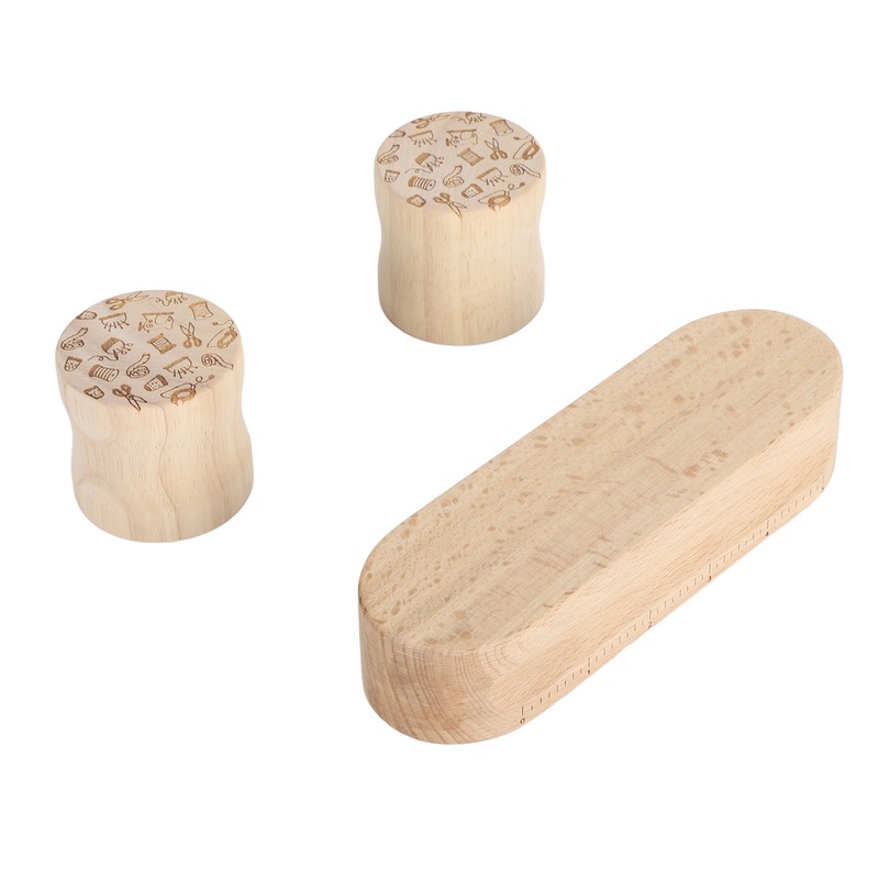 Quilters Clapper 17.8cm Wood Quilting Tailors Sewing Set Multifunction with