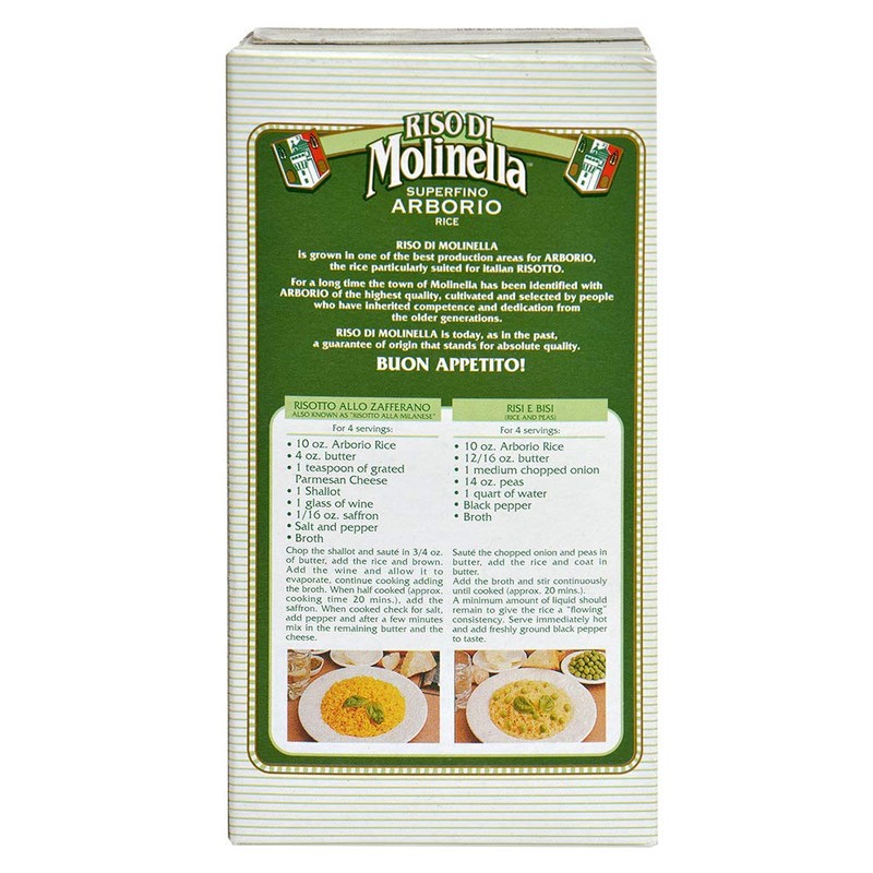 Molinella Rice Arborio, 16 oz