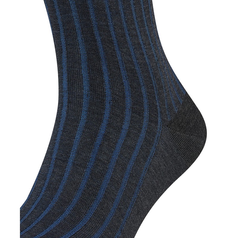 Calcetines Shadow M So, FALKE, Hombre, Gris (Anthracite Melange 3191),