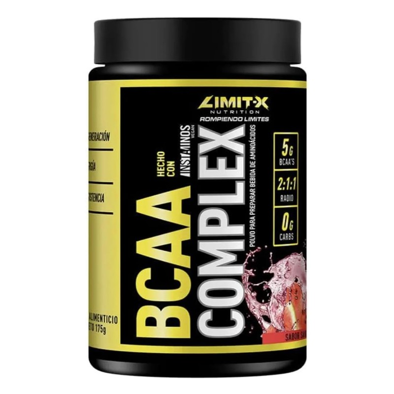 Limit-X Nutrition BCAA Complex - Suplemento Sin Azucar Electrolitos en