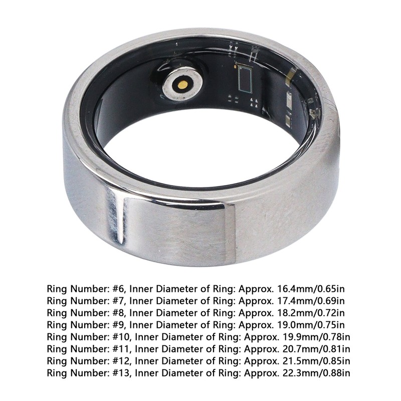 Smart Ring Multifunctional Pedometer Sleep Tracking IP68 Waterproof Fitness Ring