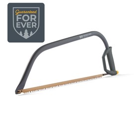 Woodland Tools Co. Heavy Duty 24" Bow Saw, Tree Pruning, Ergonomic Safety Handle, Blade Tension Adjustment, Wood Cutter, Christmas Tree Harvesting (06-5002-100)
