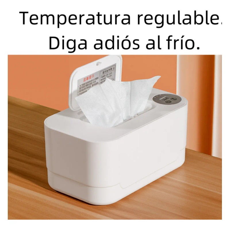Calentador De Toallitas Húmedas Con Luz Para Bebés