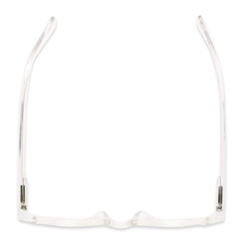 The Shay Colorful Semi-Rimless Half Reader Reading Glasses, 3.50 Clear