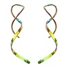 Spiral Threader Earrings for Women Handmade Spiral Earrings Twisted Curved
